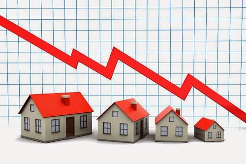 Спад продаж недвижимости